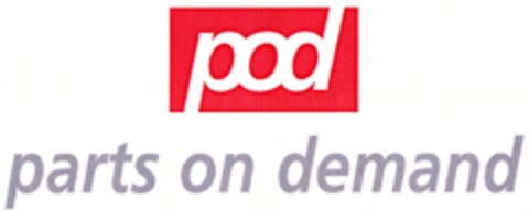 pod parts on demand Logo (DPMA, 09.02.2007)