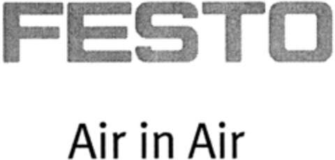 FESTO Air in Air Logo (DPMA, 23.09.1995)