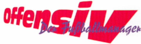 Offensiv Der Fußballmanager Logo (DPMA, 02.04.1996)