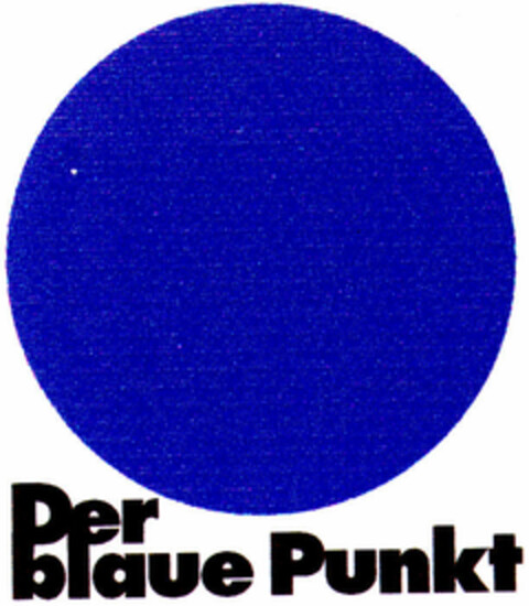 Der blaue Punkt Logo (DPMA, 03.06.1996)