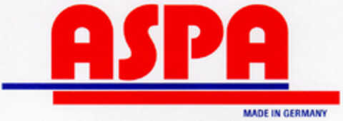 ASPA MADE IN GERMANY Logo (DPMA, 12/14/1996)