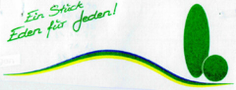 Ein Stück Eden für Jeden! Logo (DPMA, 06/06/1997)