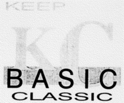 KEEP KC BASIC CLASSIC Logo (DPMA, 01.07.1998)