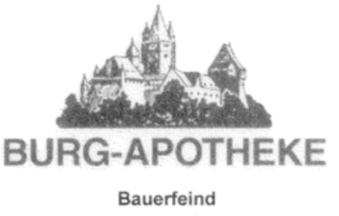 BURG-APOTHEKE Bauerfeind Logo (DPMA, 14.10.1999)