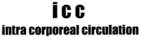 icc intra corporeal circulation Logo (DPMA, 12/23/1999)