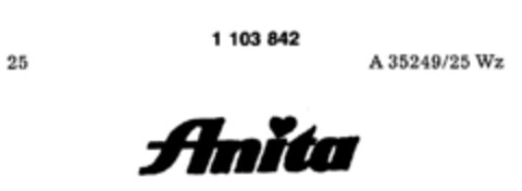 Anita Logo (DPMA, 22.12.1981)