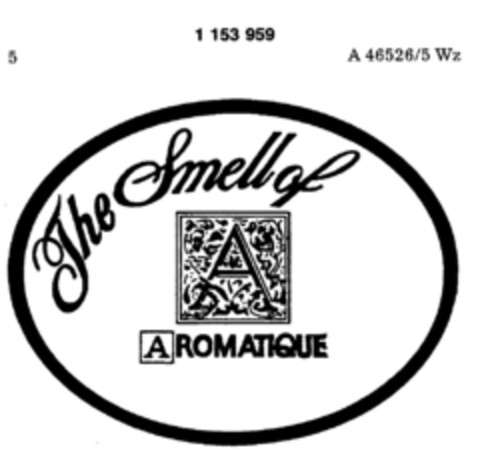 The Smell of AROMATIQUE Logo (DPMA, 19.06.1989)