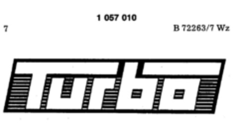 Turbo Logo (DPMA, 22.04.1983)