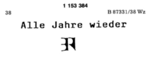 Alle Jahre Wieder Logo (DPMA, 05/09/1989)