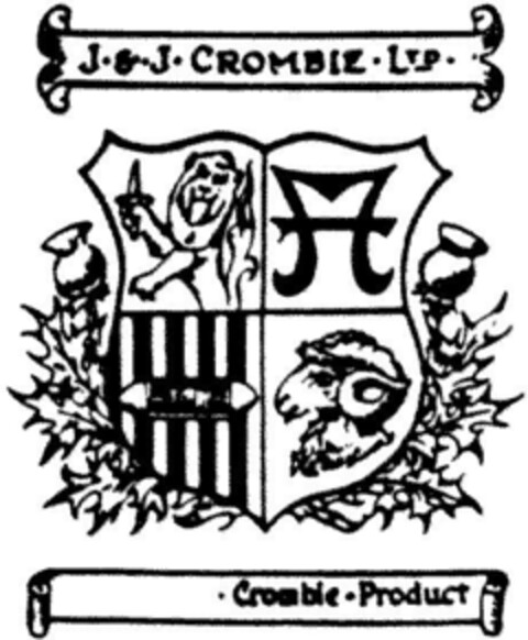 J & J CROMBIE LTD Logo (DPMA, 12/22/1986)