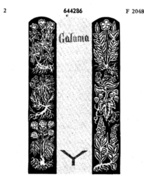 Galama Logo (DPMA, 18.12.1951)