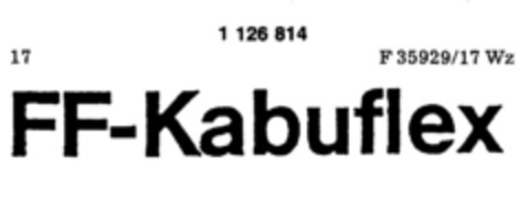 FF-Kabuflex Logo (DPMA, 15.12.1987)