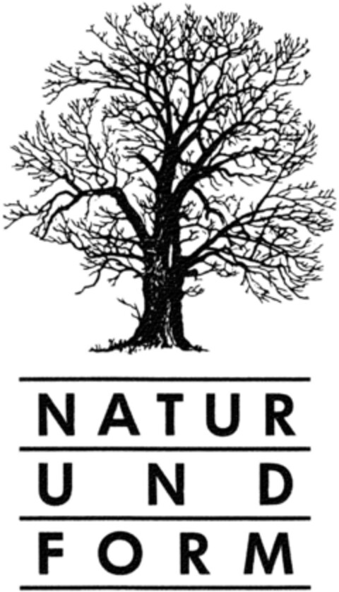 NATUR UND FORM Logo (DPMA, 04.07.1990)