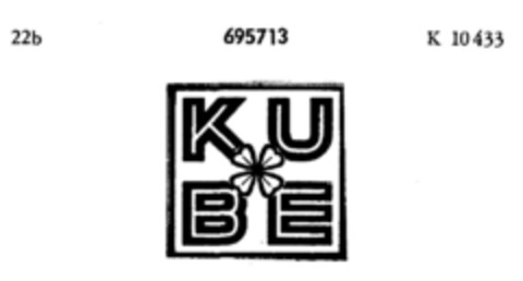 KUBE Logo (DPMA, 06/14/1955)