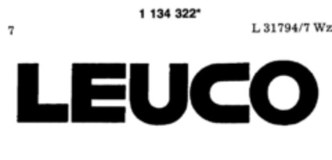 LEUCO Logo (DPMA, 12/24/1988)