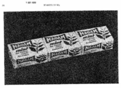 MAOAM mint das fröhlich frische Kaubonbon Logo (DPMA, 13.01.1981)