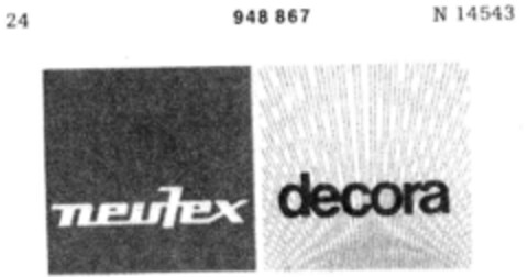 neutex decora Logo (DPMA, 06/18/1975)