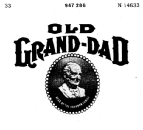 OLD GRAND-DAD Logo (DPMA, 14.08.1975)