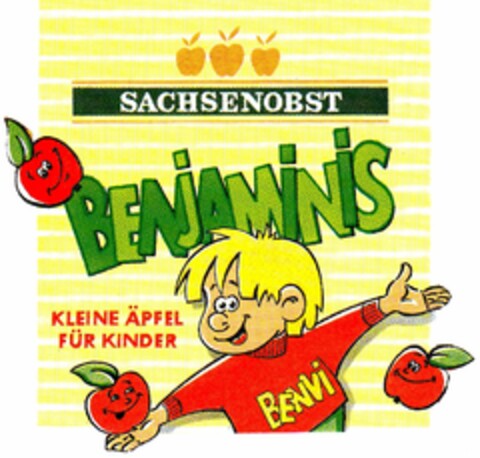 SACHSENOBST BENJAMINIS Logo (DPMA, 02.01.1992)