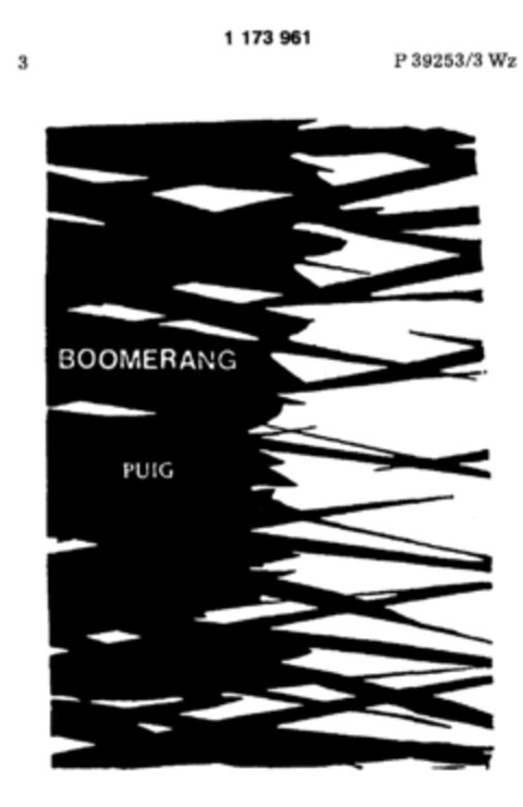 BOOMERANG PUIG Logo (DPMA, 13.03.1990)