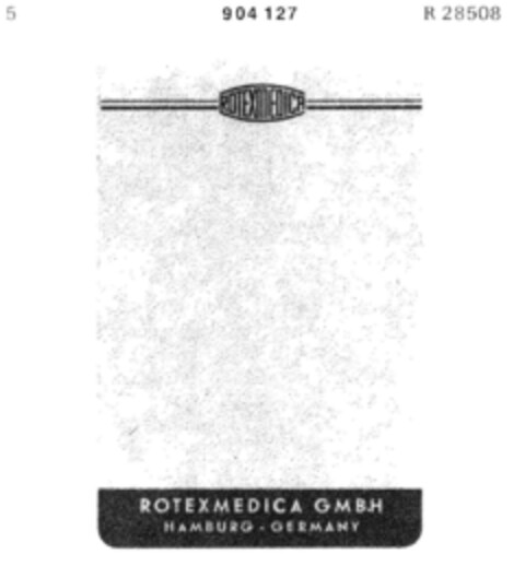 ROTEXMEDICA GMBH Logo (DPMA, 01/29/1972)