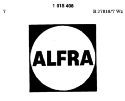 ALFRA Logo (DPMA, 16.05.1980)