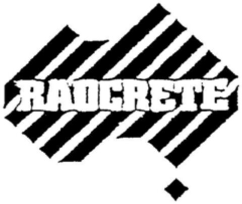 RADCRETE Logo (DPMA, 03.06.1991)