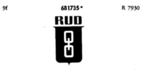 RUD Logo (DPMA, 14.05.1955)