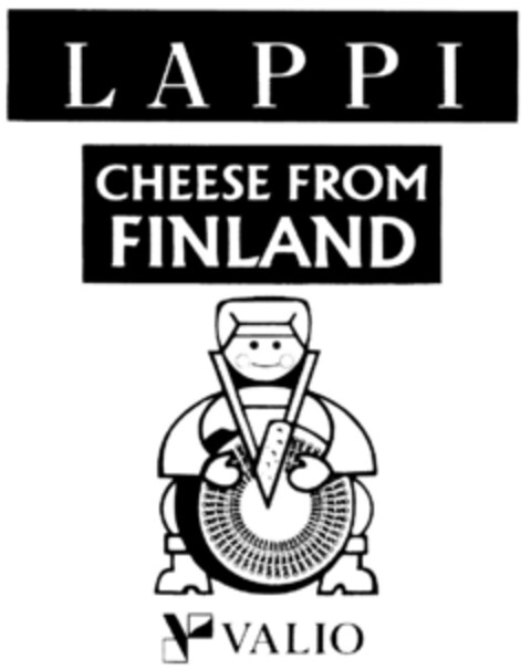 LAPPI CHEESE FROM FINLAND Logo (DPMA, 24.06.1991)