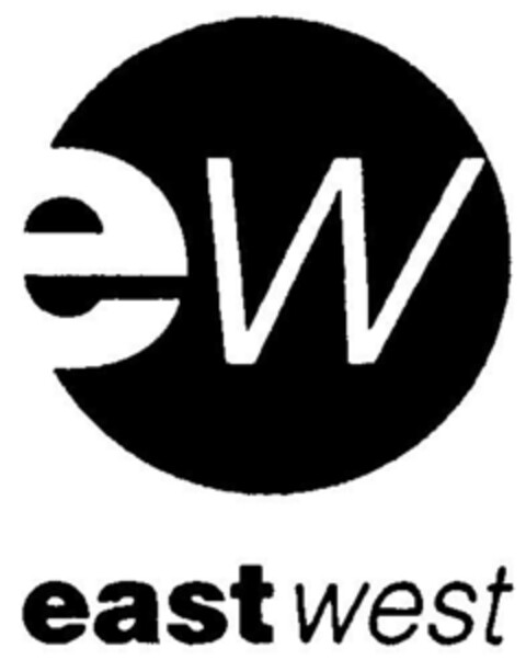 east west ew Logo (DPMA, 03/14/1990)