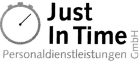 Just In Time Personaldienstleistungen GmbH Logo (DPMA, 06/16/2000)