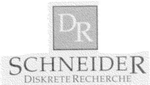 DR SCHNEIDER DISKRETE RECHERCHE Logo (DPMA, 24.07.2000)