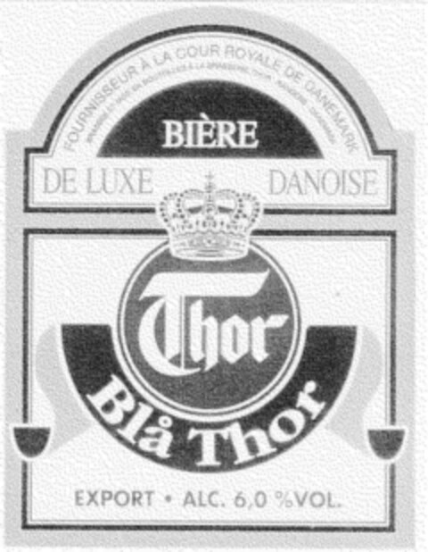 Thor Blå Thor Logo (DPMA, 08/08/2000)