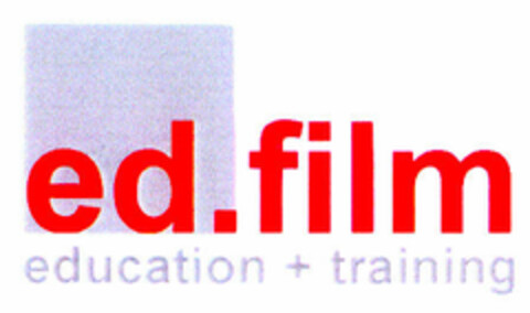 ed.film education + training Logo (DPMA, 04.12.2000)