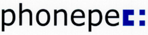 phonepec: Logo (DPMA, 03/21/2001)