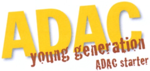 ADAC young generation ADAC starter Logo (DPMA, 08.05.2008)