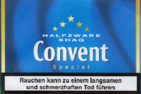 HALFZWARE SHAG Convent Special Logo (DPMA, 16.03.2009)