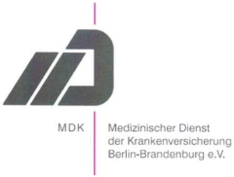 MDK Medizinischer Dienst der Krankenversicherung Berlin-Brandenburg e.V. Logo (DPMA, 23.06.2009)