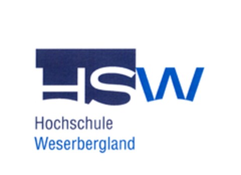 HSW Hochschule Weserbergland Logo (DPMA, 04.08.2009)