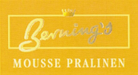 Berning´s MOUSSE PRALINEN Logo (DPMA, 08.10.2009)