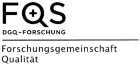 FQS DGQ-Forschung Forschungsgemeinschaft Qualität Logo (DPMA, 11/17/2009)