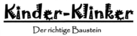 Kinder-Klinker Der richtige Baustein Logo (DPMA, 19.08.2010)