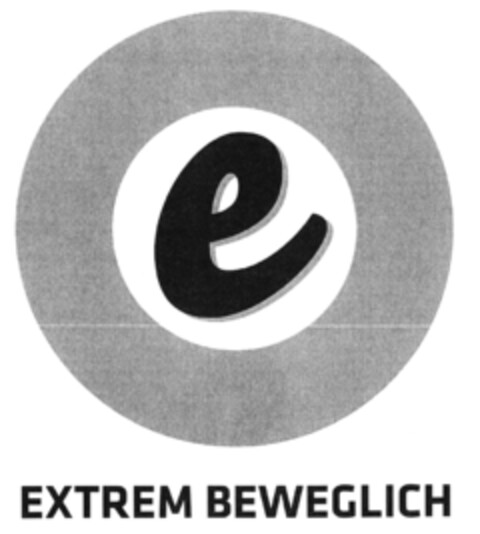 e EXTREM BEWEGLICH Logo (DPMA, 06/25/2011)