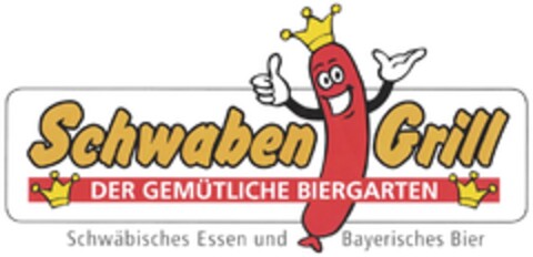 Schwaben Grill DER GEMÜTLICHE BIERGARTEN Schwäbisches Essen und Bayerisches Bier Logo (DPMA, 21.07.2012)