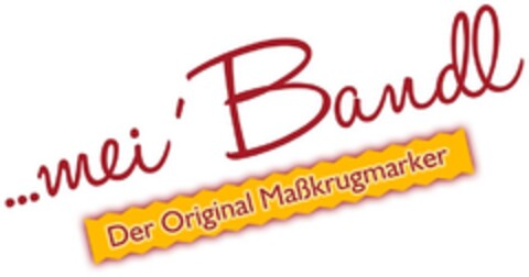 ...mei´ Bandl Der Original Maßkrugmarker Logo (DPMA, 28.08.2014)