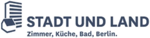 STADT UND LAND Zimmer, Küche, Bad, Berlin. Logo (DPMA, 12/18/2015)