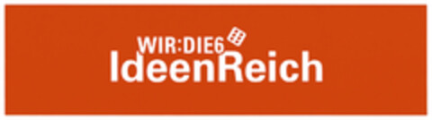 WIR: DIE6 IdeenReich Logo (DPMA, 10/27/2020)