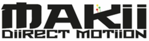 MAKii DiiRECT MOTiiON Logo (DPMA, 18.02.2021)