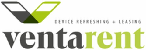 ventarent DEVICE REFRESHING + LEASING Logo (DPMA, 03/16/2021)