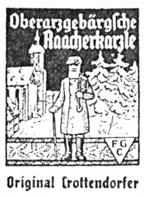 Oberarzgebärgsche Raacherkarzle Original Crottendorfer Logo (DPMA, 07.03.2007)